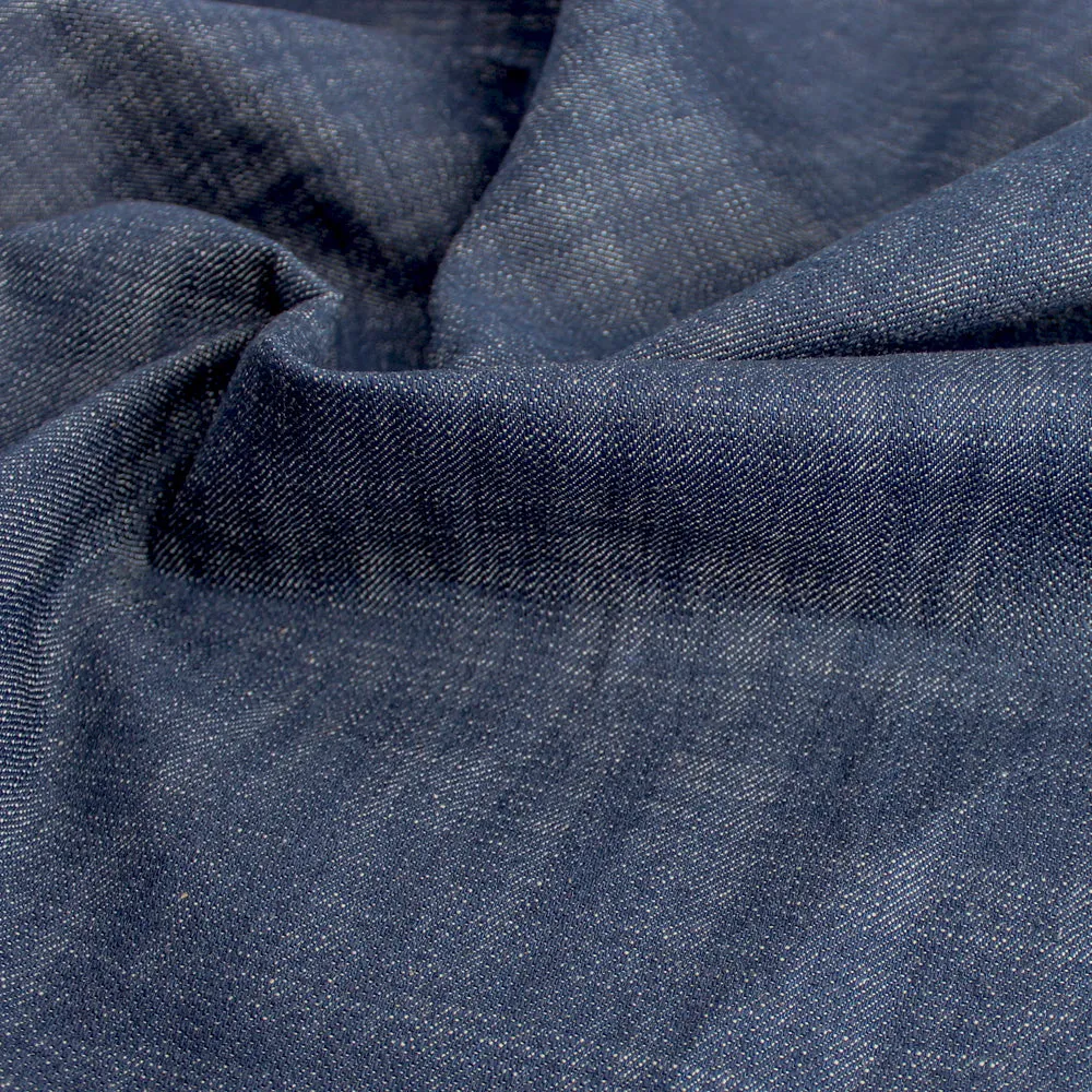 12oz Japanese Non-Stretch Crosshatch Denim - Indigo