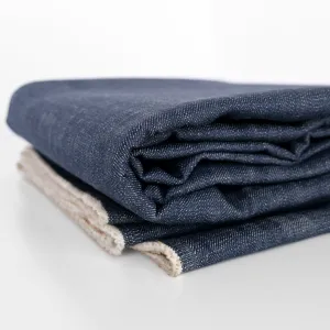 12oz Japanese Non-Stretch Crosshatch Denim - Indigo