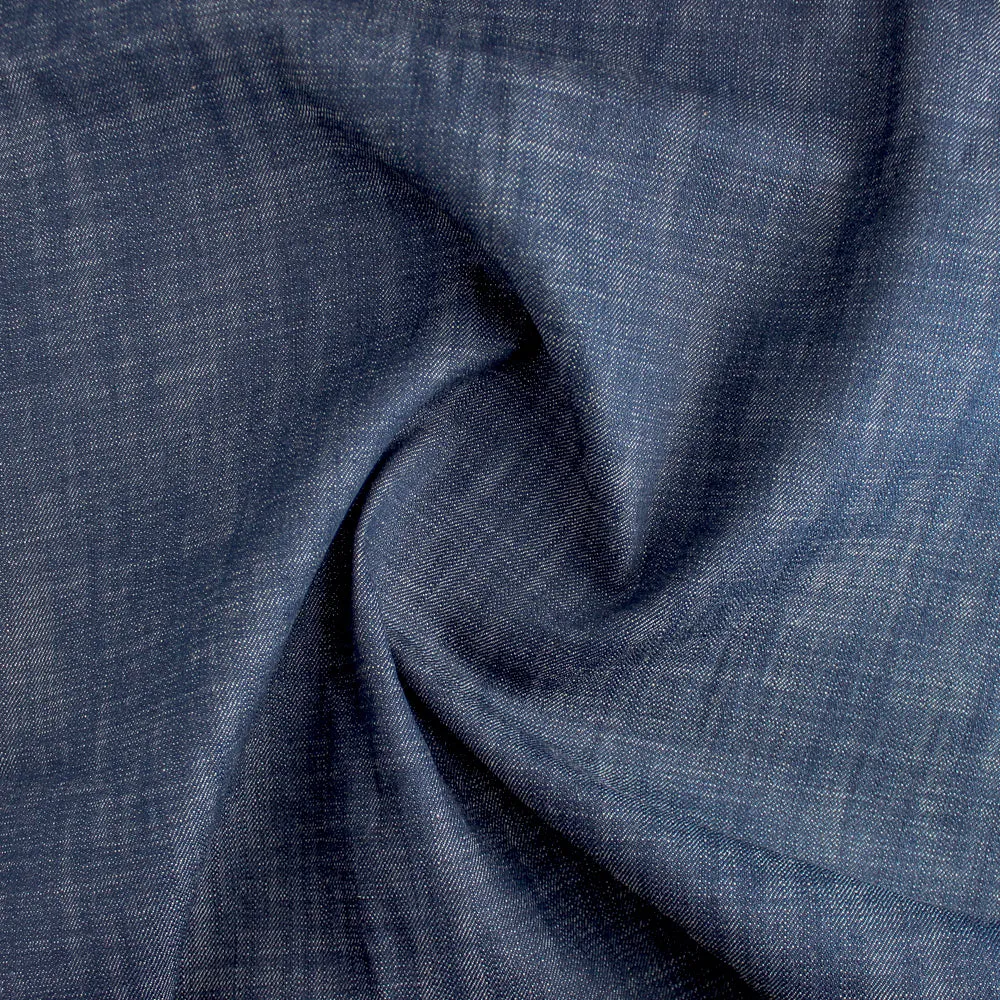 12oz Japanese Non-Stretch Crosshatch Denim - Indigo