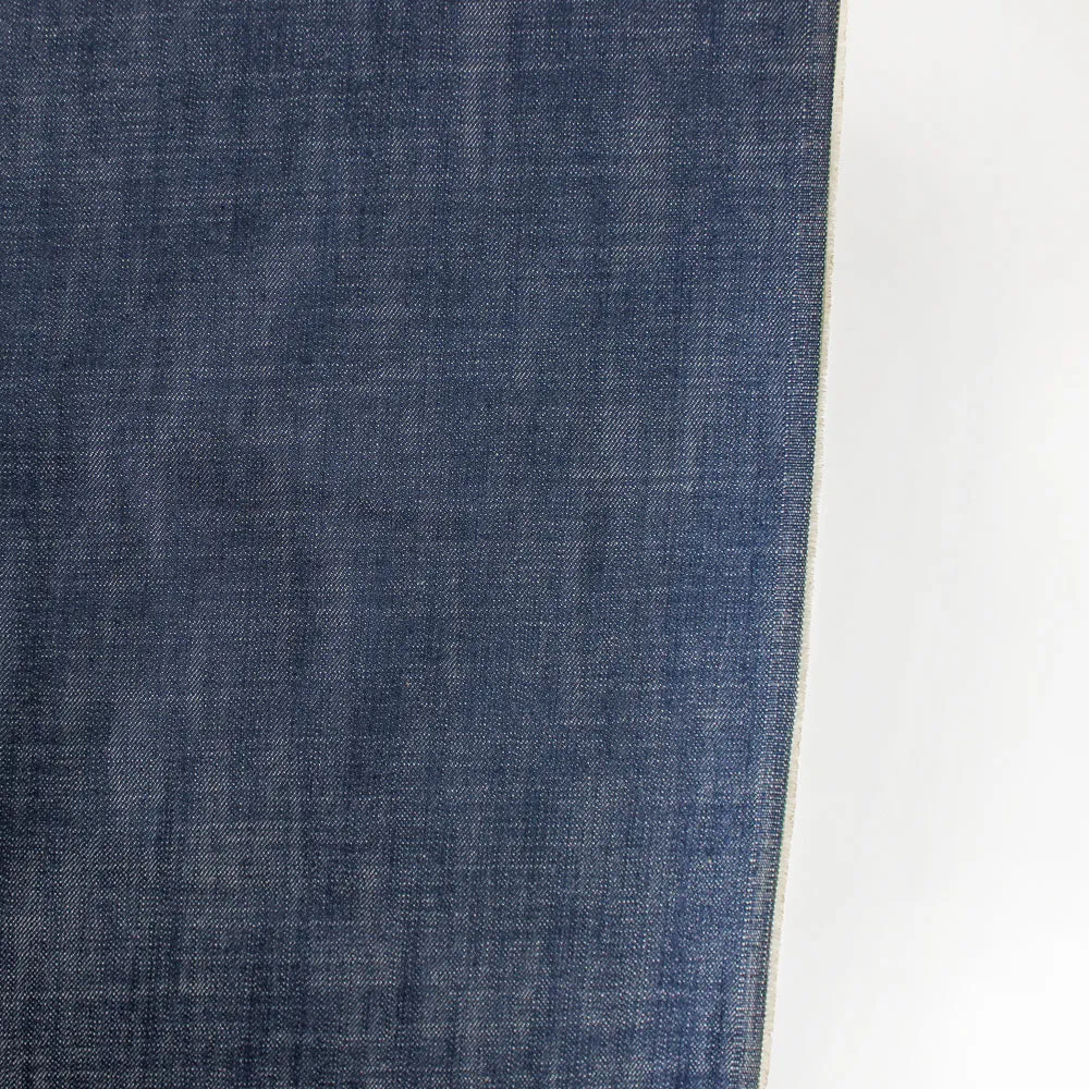 12oz Japanese Non-Stretch Crosshatch Denim - Indigo