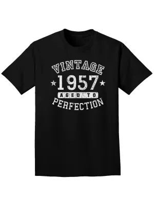 1957 - Vintage Birth Year Adult Dark T-Shirt
