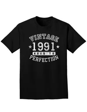 1991 - Vintage Birth Year Adult Dark T-Shirt