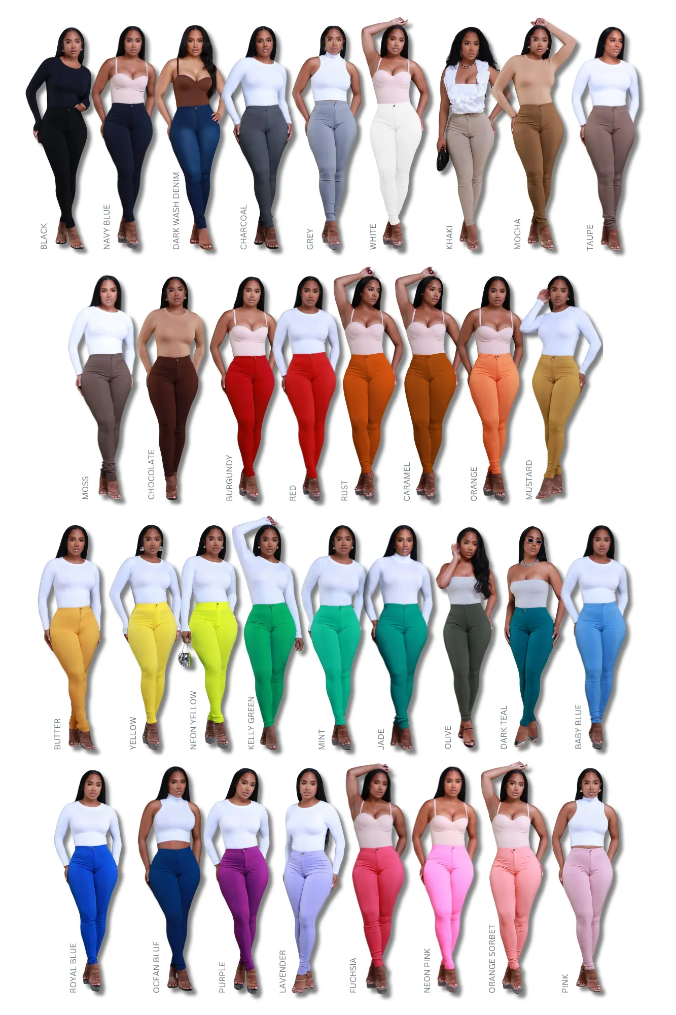 $5 Super Swank High Waist Stretchy Jeans - Royal Blue
