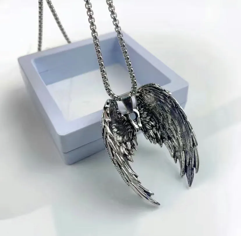 Angel wings necklace