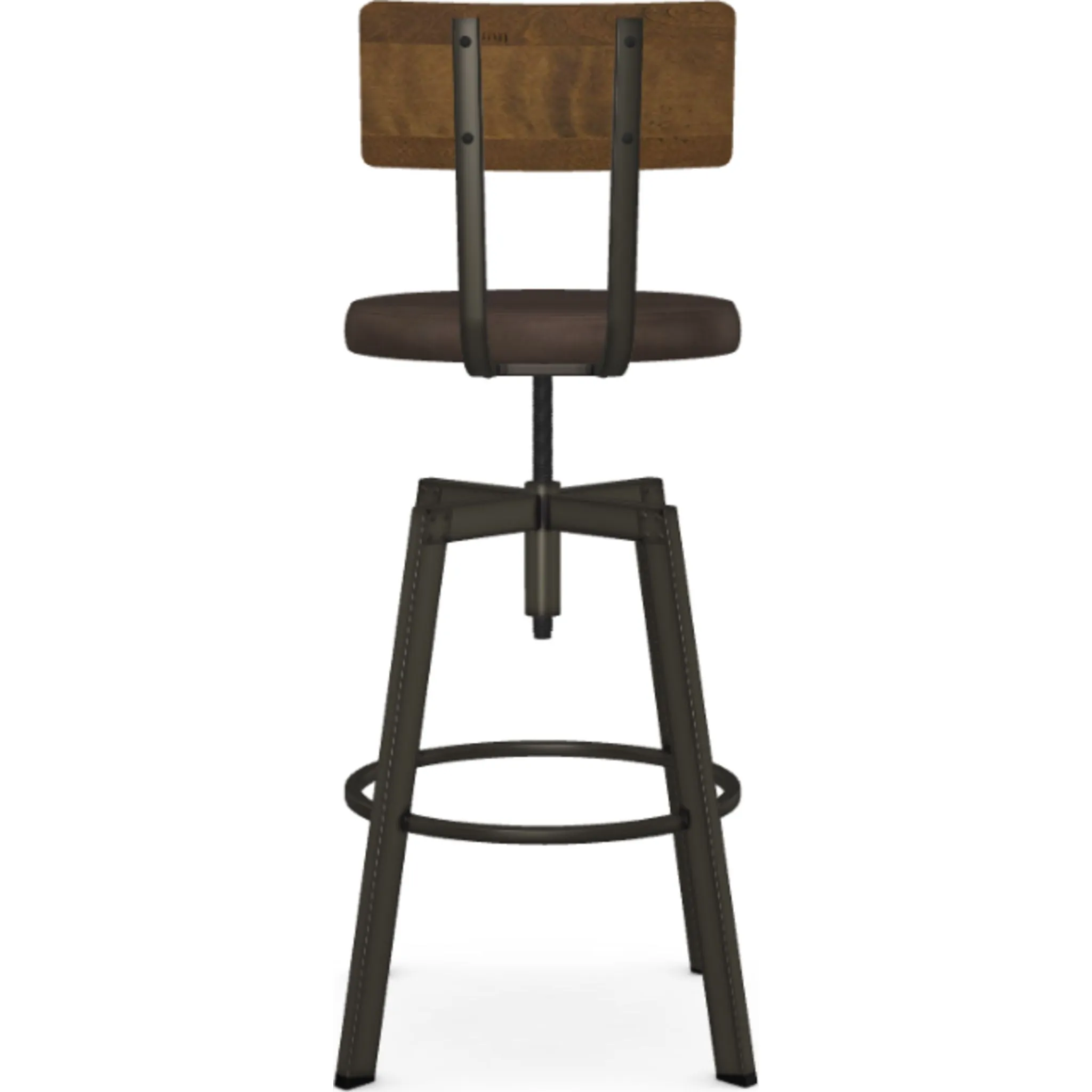 Architect Adjustable Height Stool - Bark/Toasty/Harley - (40263-D8-87-51)