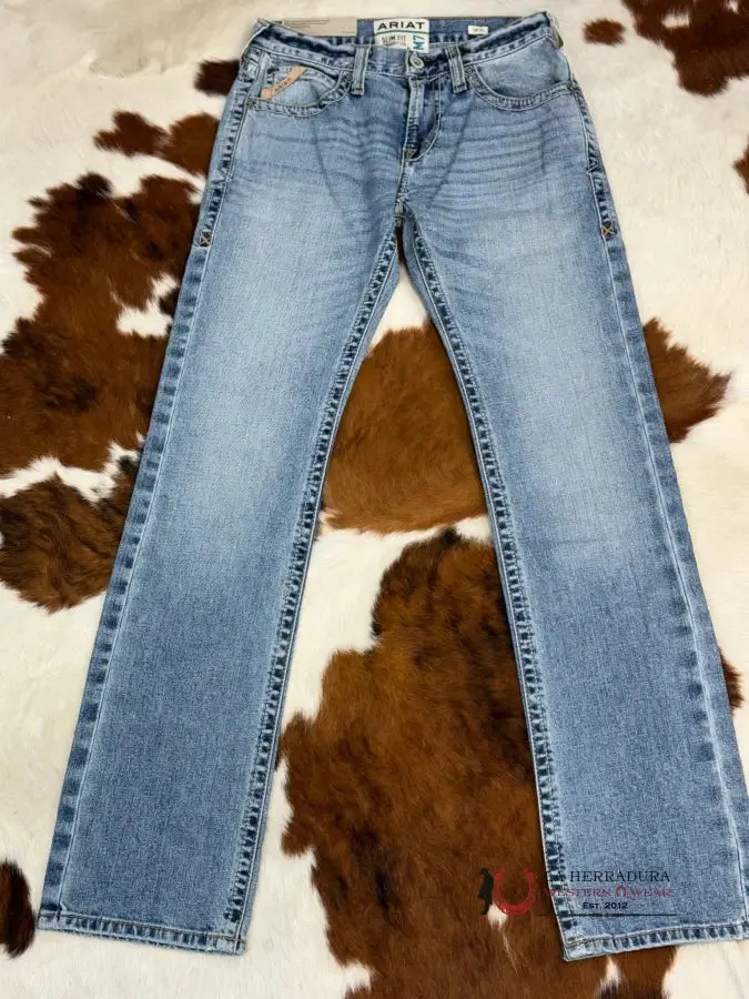 ARIAT MENS JEAN ORLEANS M7 SLIM FIT STRAIGHT LEG