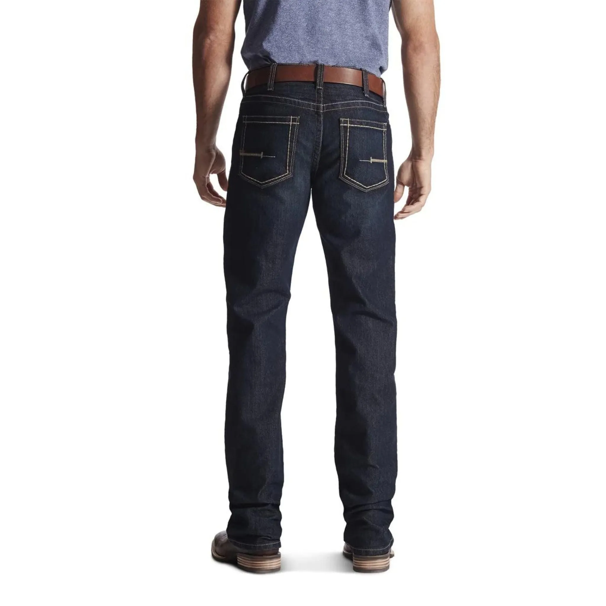 Ariat Mens Rebar M4 Low Rise DuraStretch Edge Boot Cut Jeans