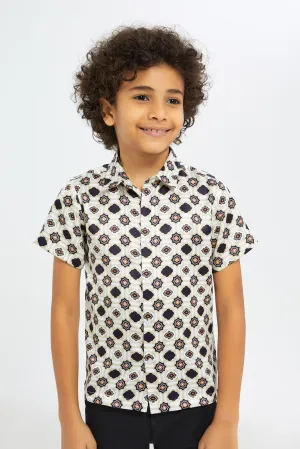 Boys Assorted Printed Short Sleeve Shirt