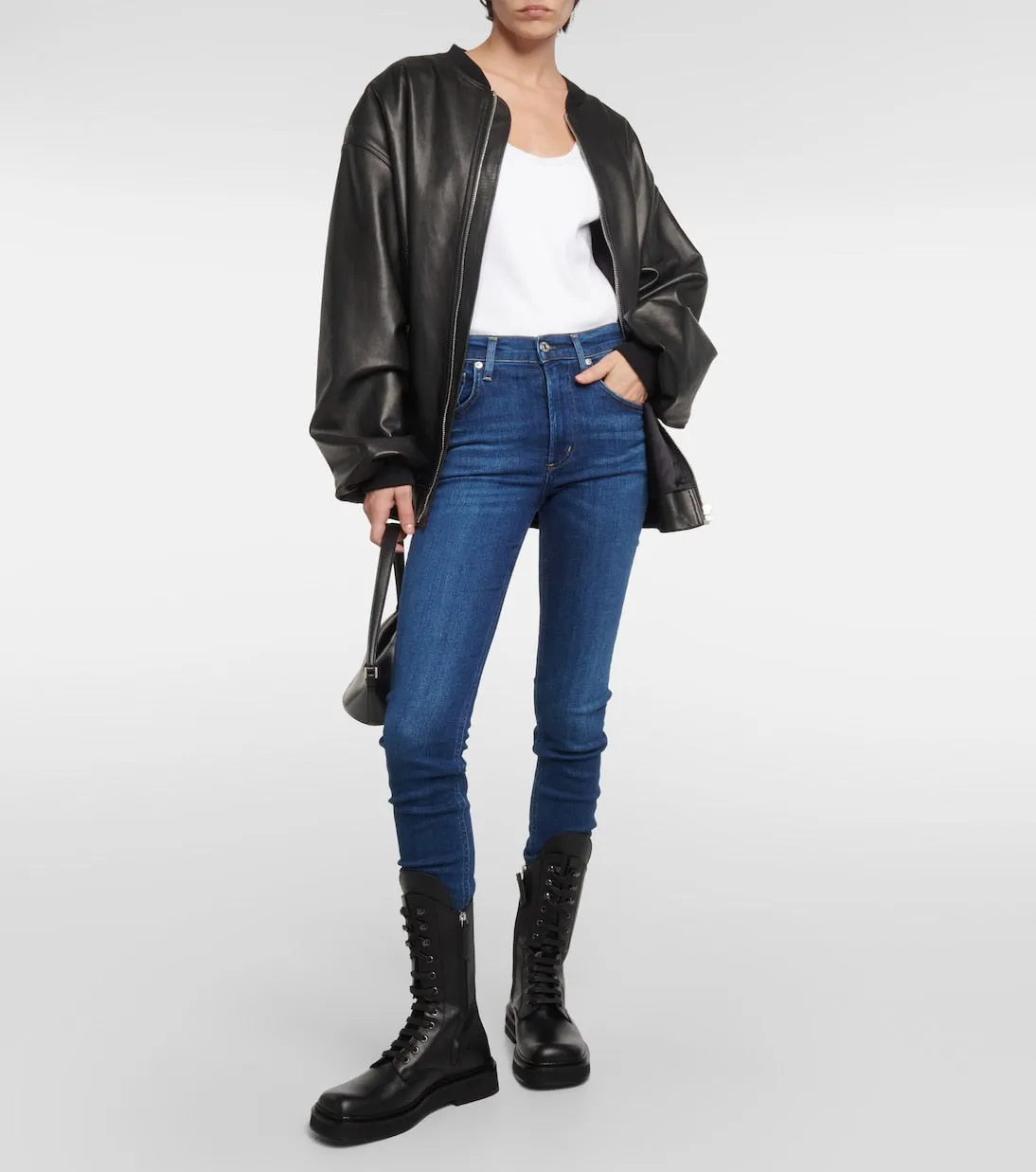 Citizens Of Humanity High Rise Sloane Skinny Jeans, Blue