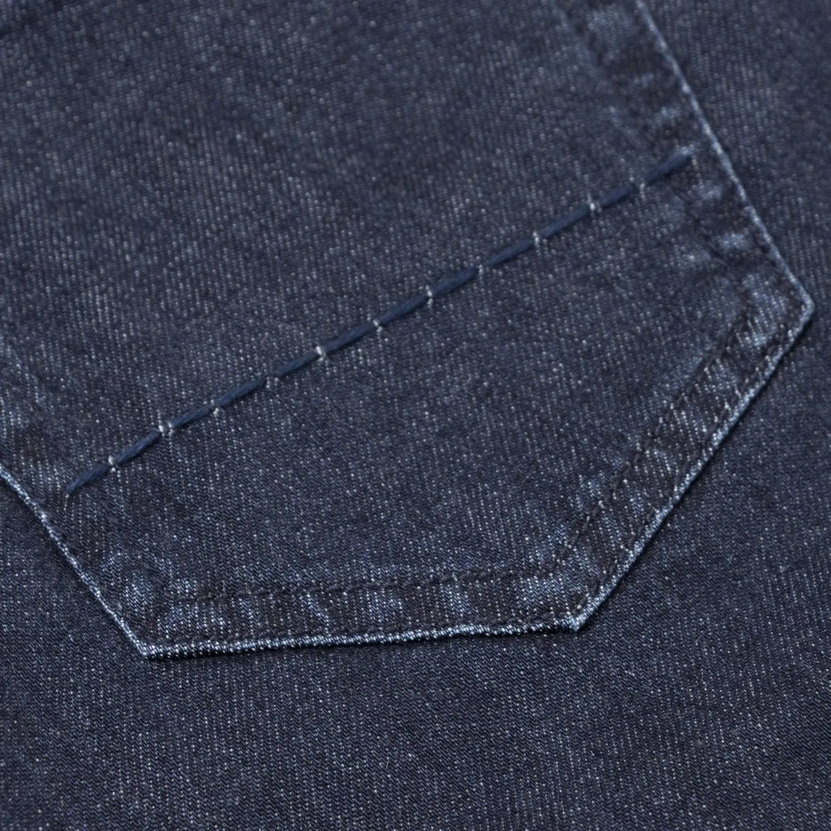 Dark Wash Cashmere Denim 'Milano' Regular Fit Jeans