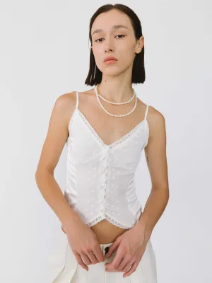 Embroidered lace Tank Top