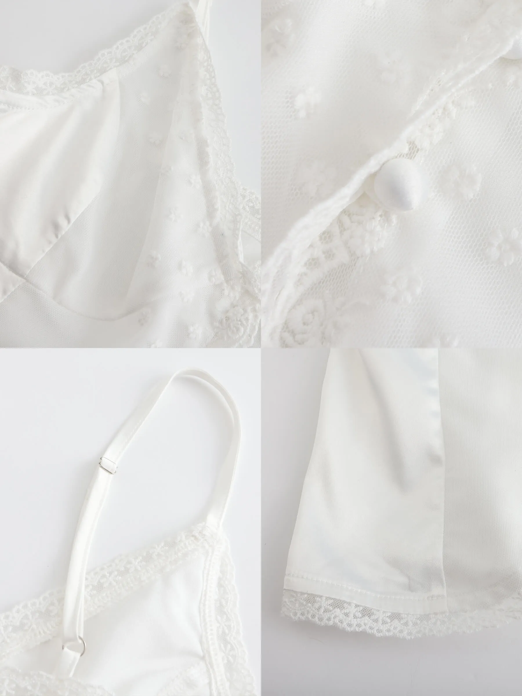 Embroidered lace Tank Top