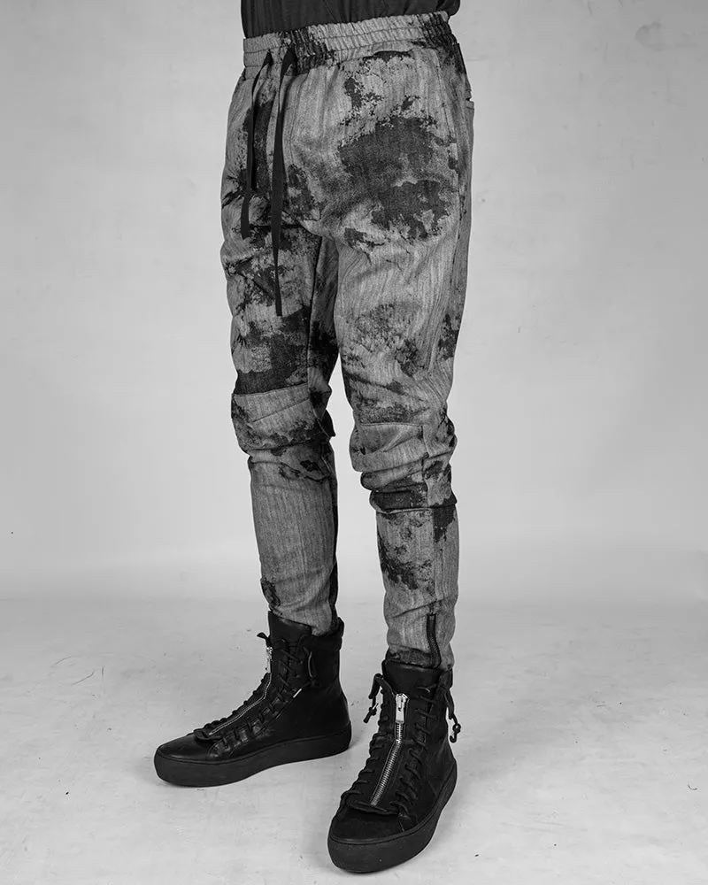 Fekky stretch skinny bull jeans printed