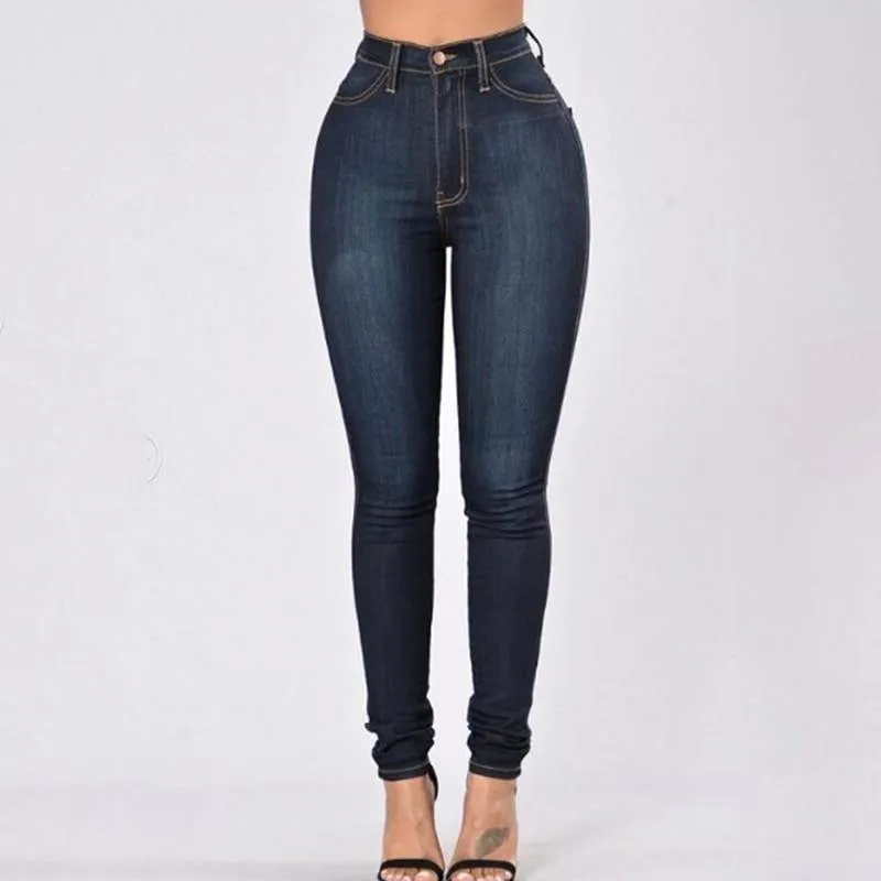 Flexible Stretch Print Denim Jeans