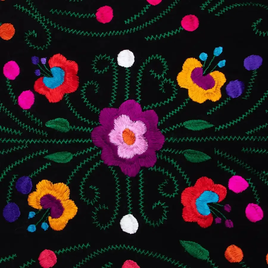 Floral Embroidery Rebozos