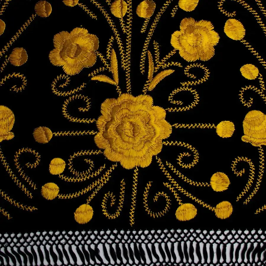 Floral Embroidery Rebozos