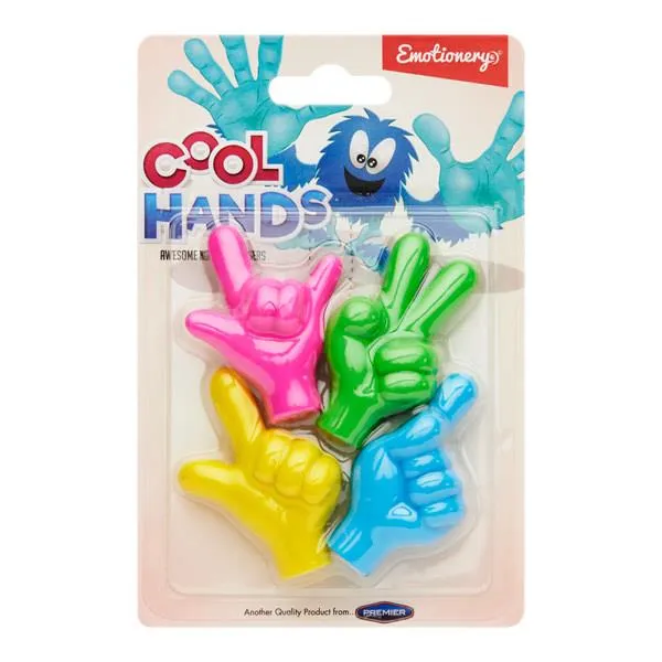 Hand Shaped Novelty Erasers - Various Styles