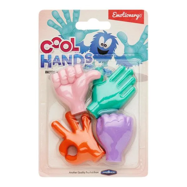 Hand Shaped Novelty Erasers - Various Styles