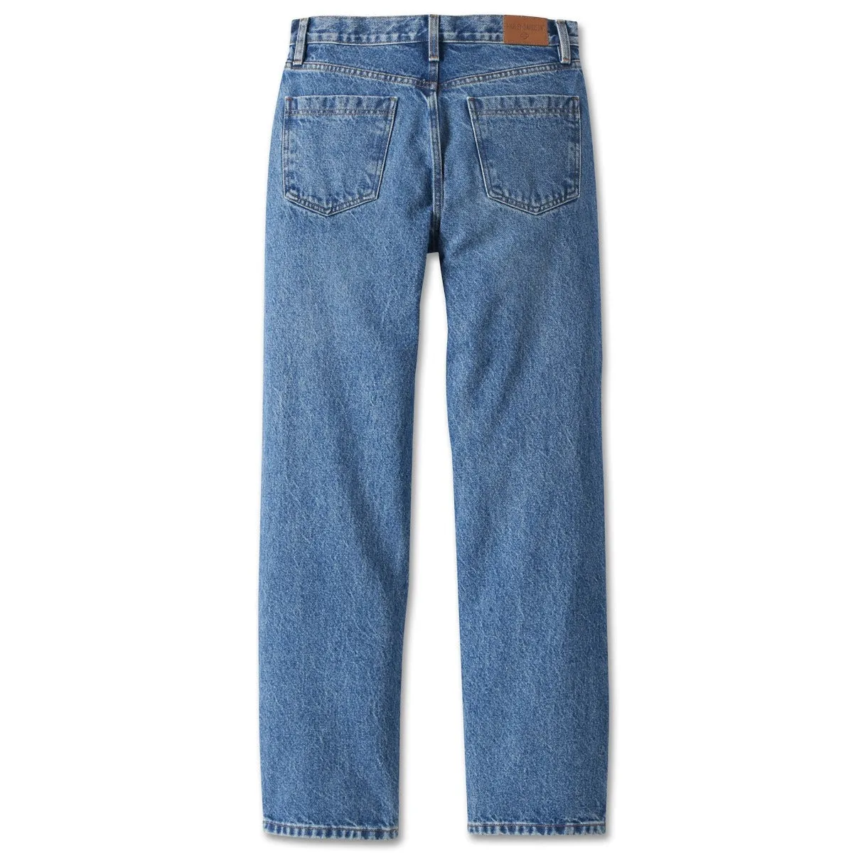 Harley-Davidson Men's Original Straight Jeans, Medium Indigo Stone Wash Pants 99030-23VM