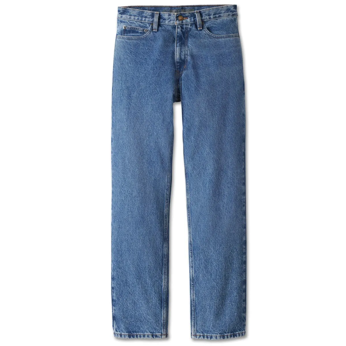 Harley-Davidson Men's Original Straight Jeans, Medium Indigo Stone Wash Pants 99030-23VM