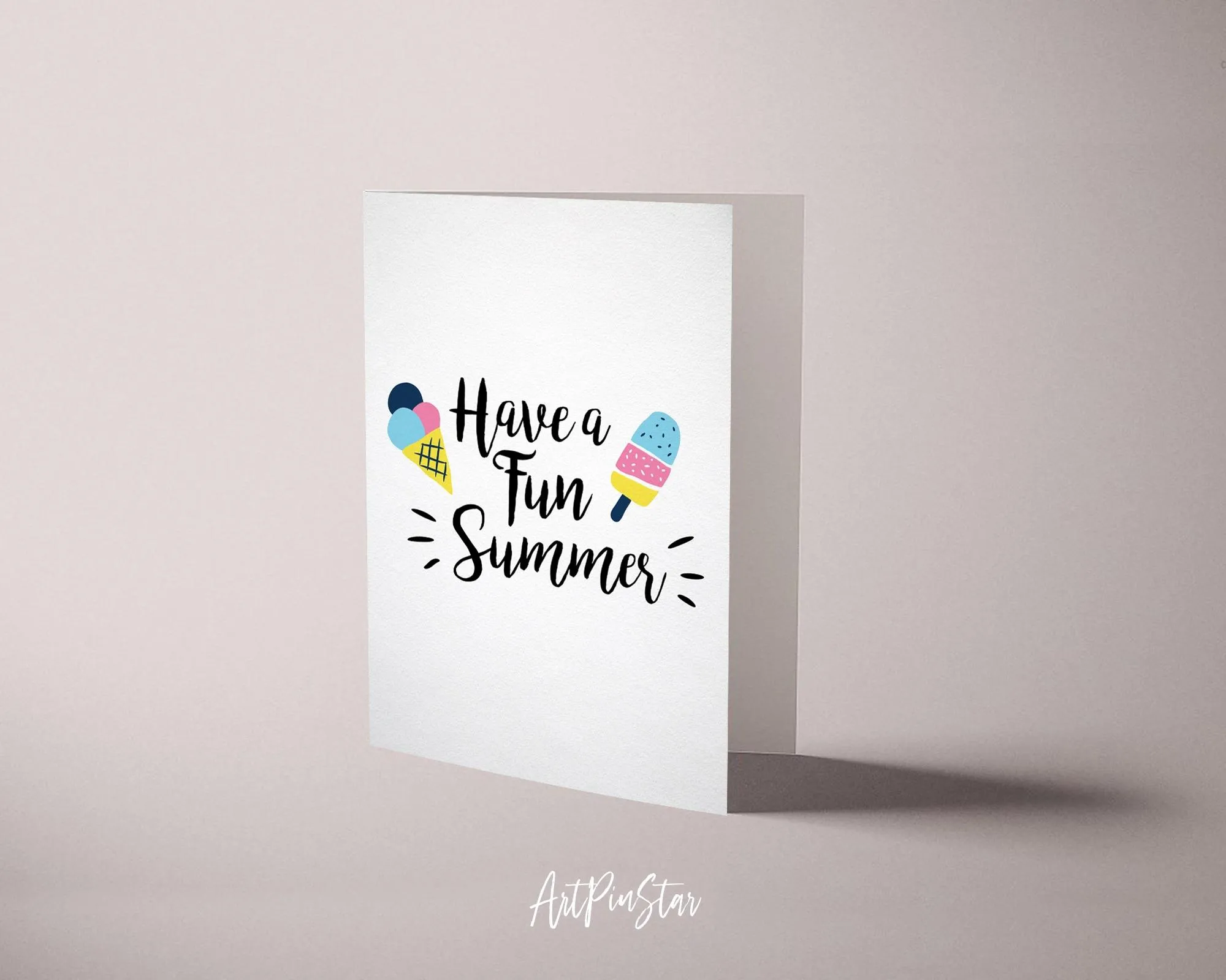 Have a fun summer Food Customized Gift Cards