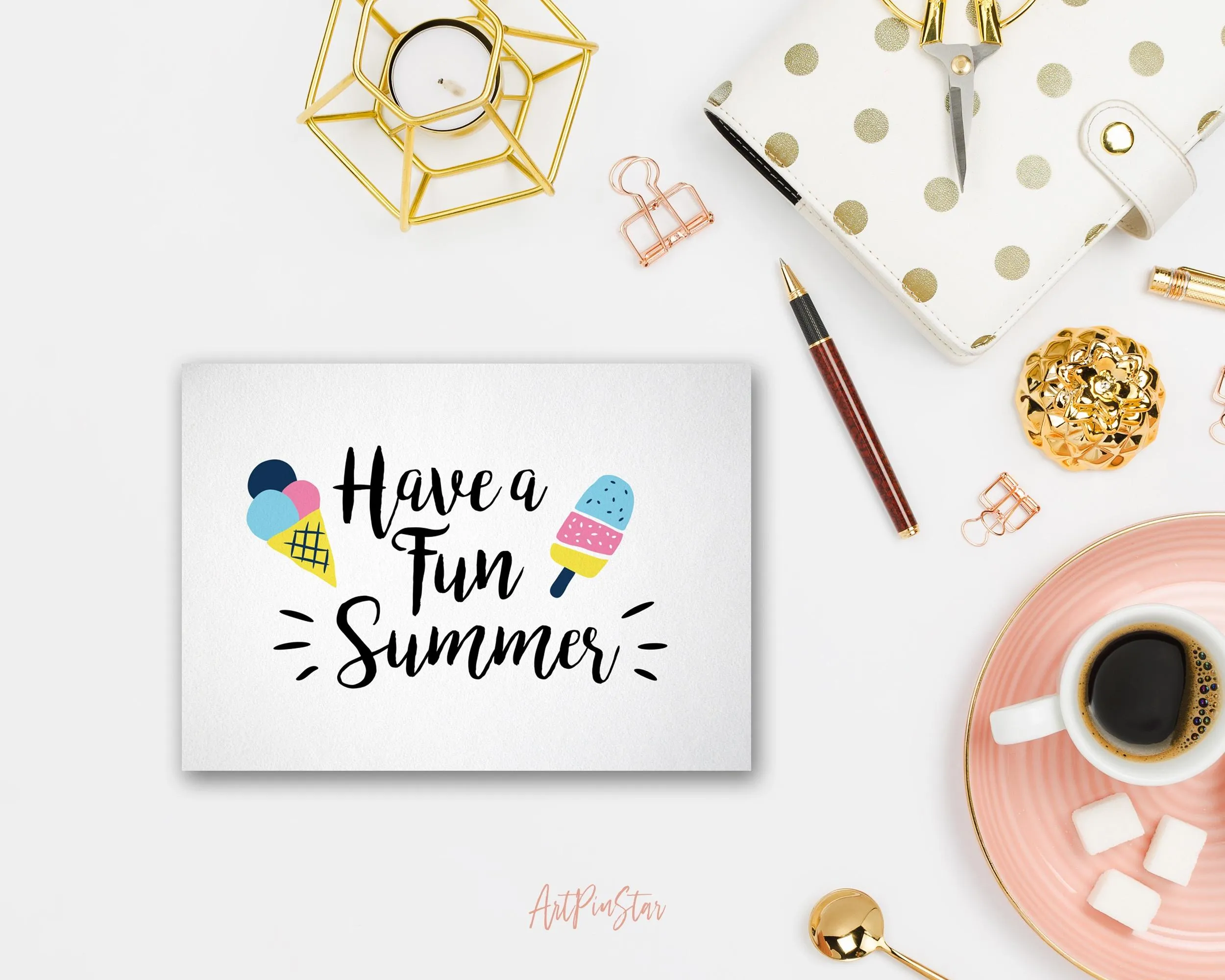 Have a fun summer Food Customized Gift Cards