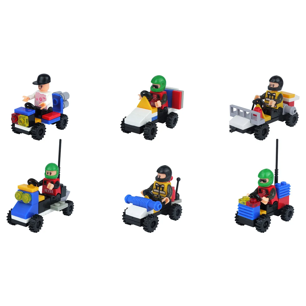 Henbrandt Block Cars Pack (styles vary)