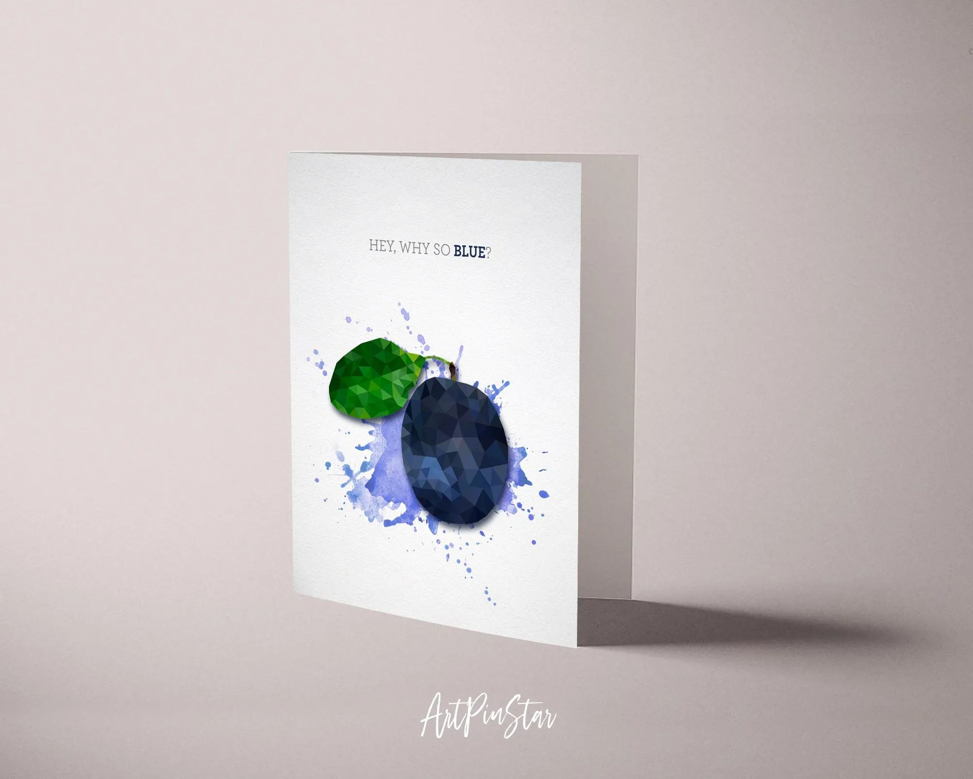 Hey, why so blue Food Customized Gift Cards
