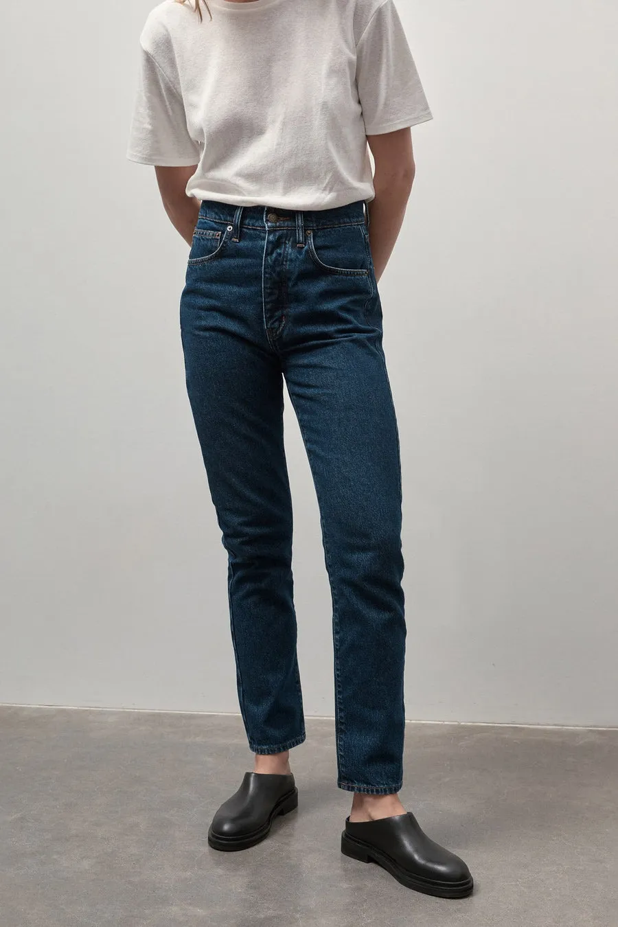 High Waist Crop Jeans