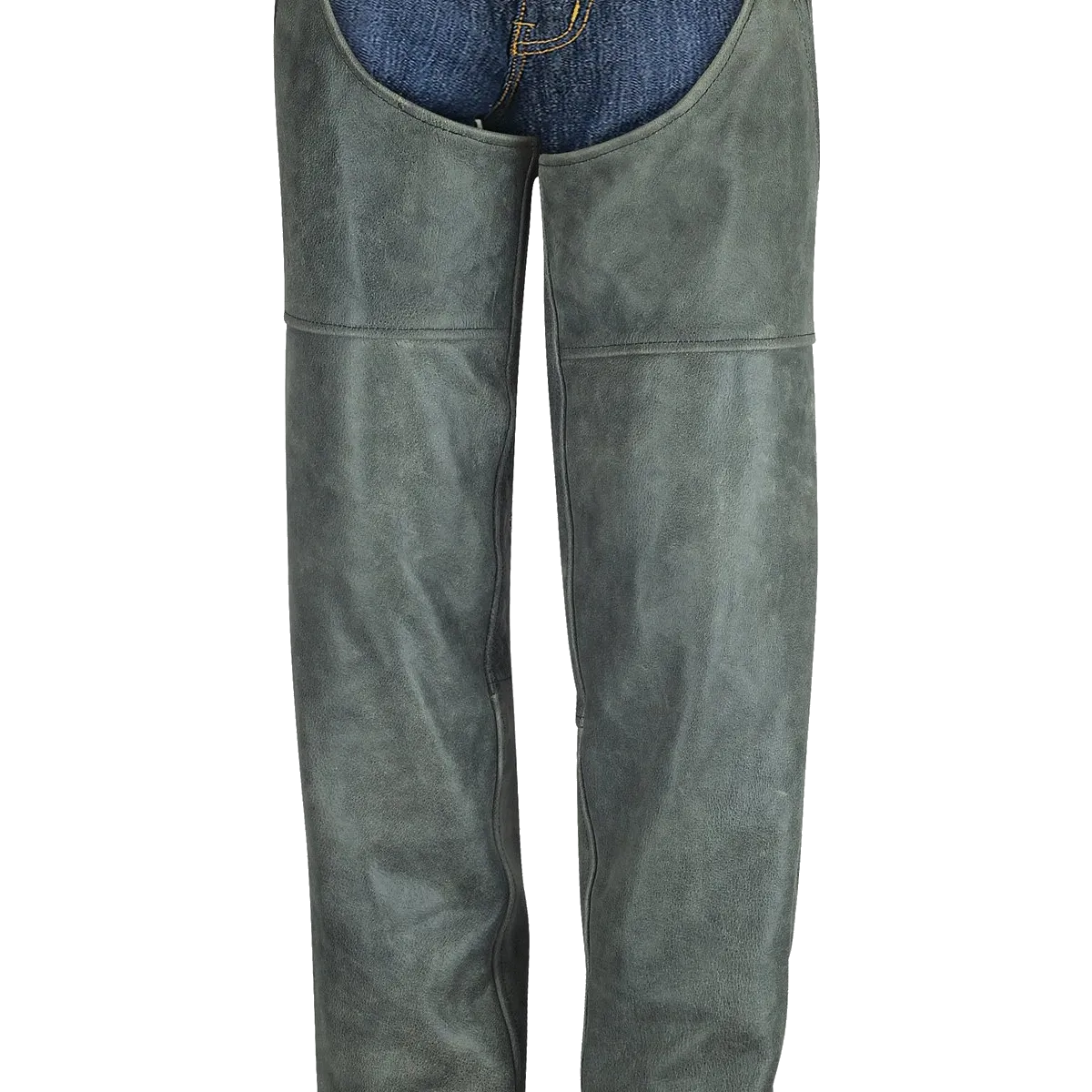 HM814DG Distressed Gray Chaps