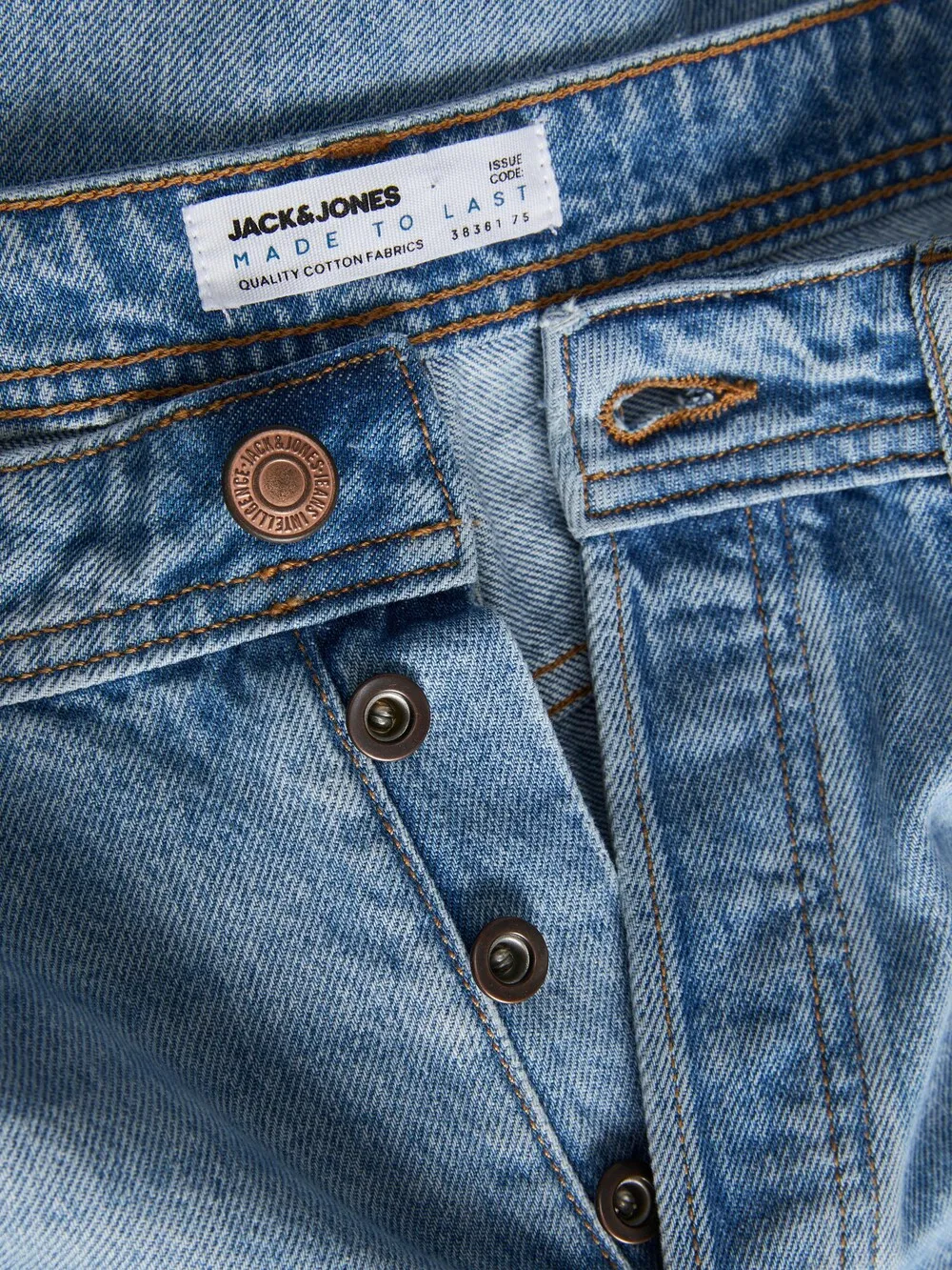 JACK & JONES EDDIE Regular Jeans, Blue