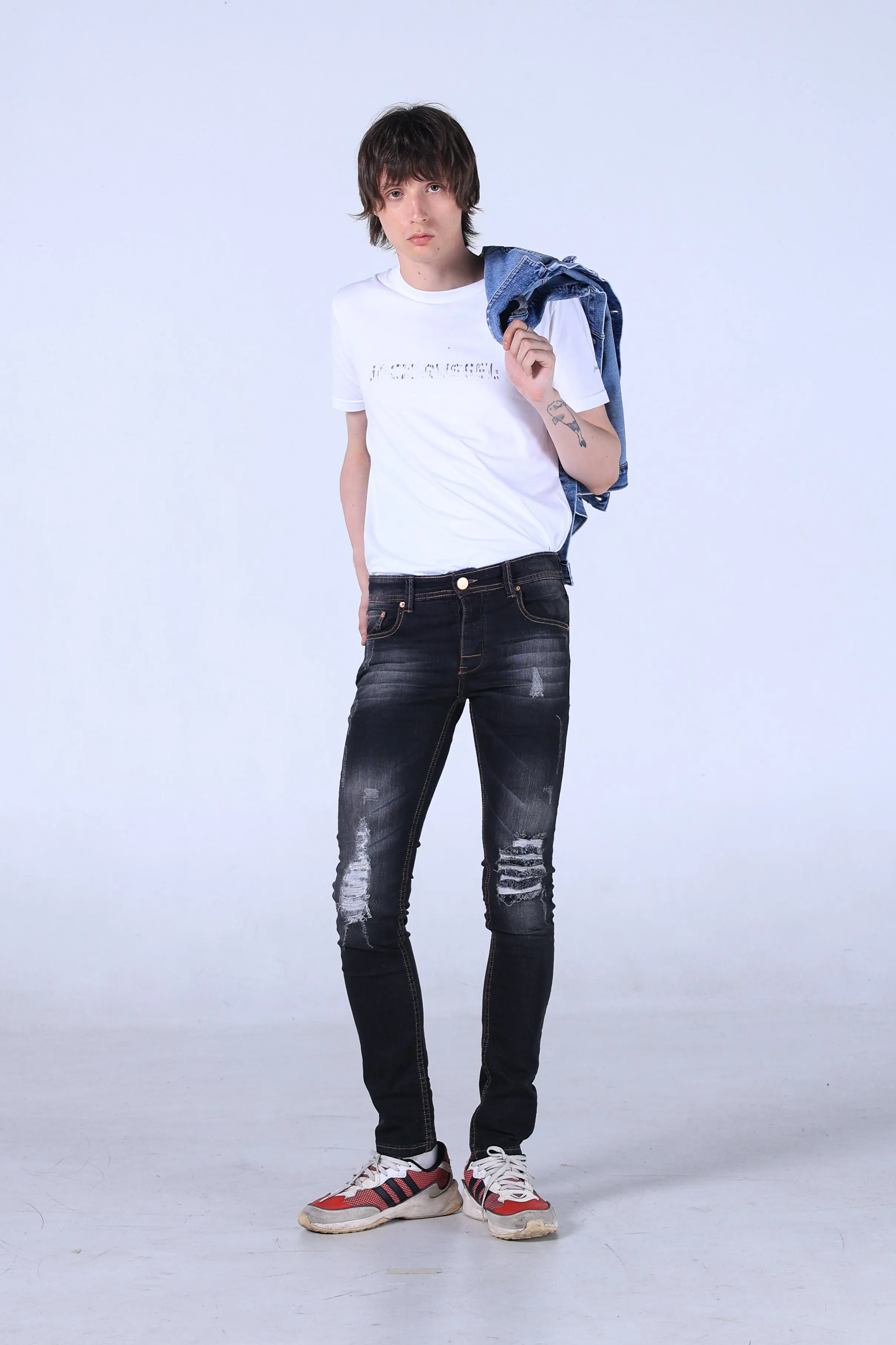 Jack Russel - Men Jeans - Handwerk J-506 Skinny Fit Vintage Black