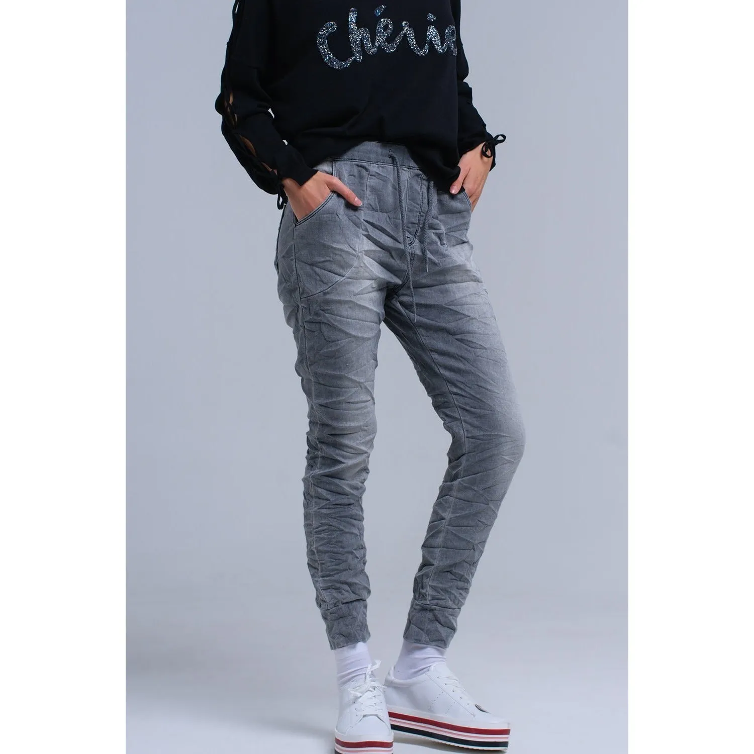 Jogger Gray Jeans