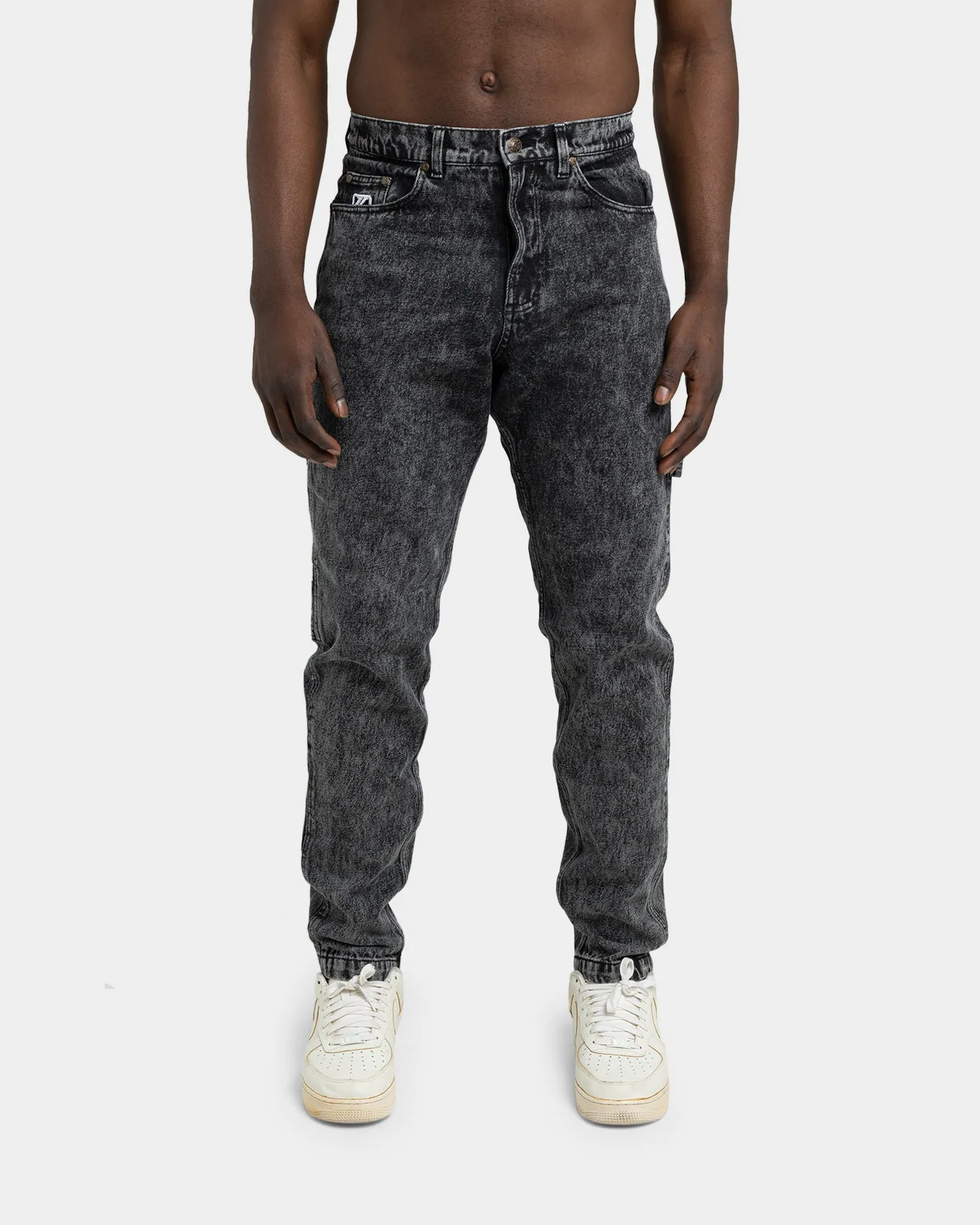 Karl Kani Men's Retro Moon Denim Pants Dark Grey