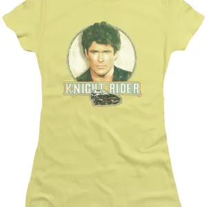 Ladies Distressed Knight Rider Shirt