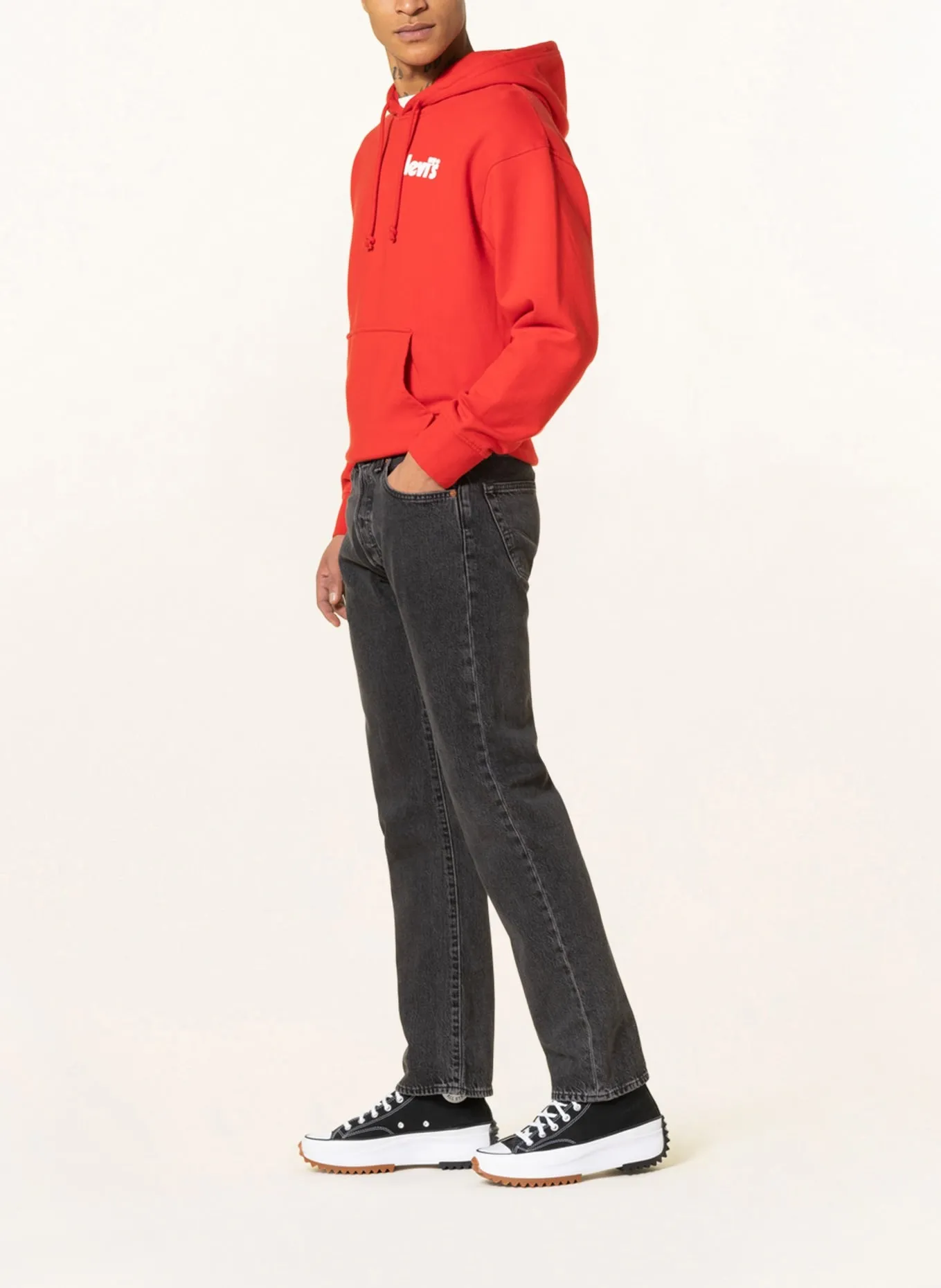 Levi's 501 Straight Fit Jeans, Black