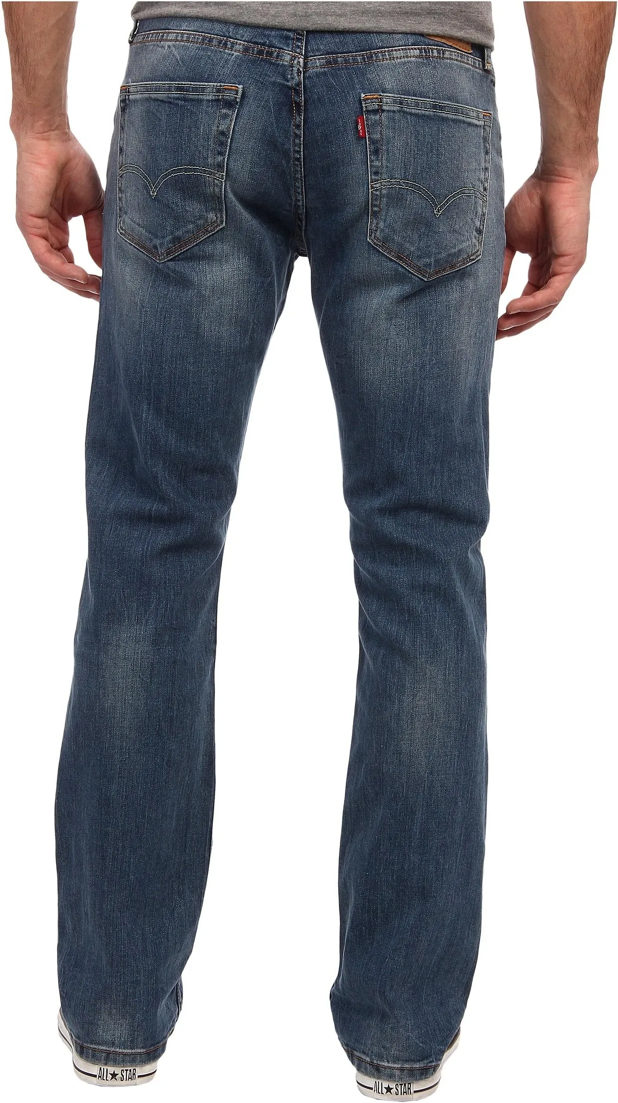 Levi's 527 Slim Bootcut Jeans, Black Stone