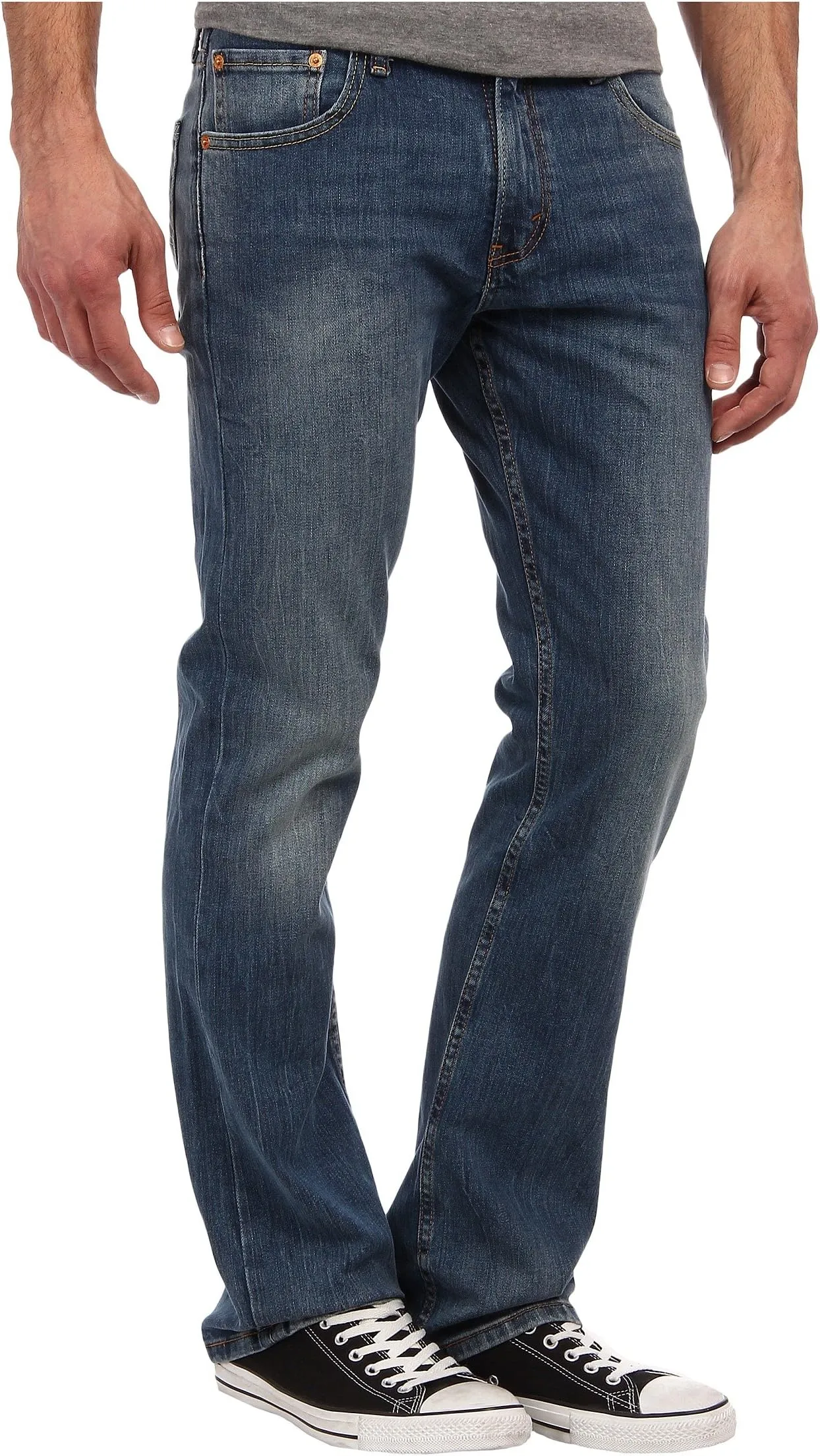 Levi's 527 Slim Bootcut Jeans, Black Stone