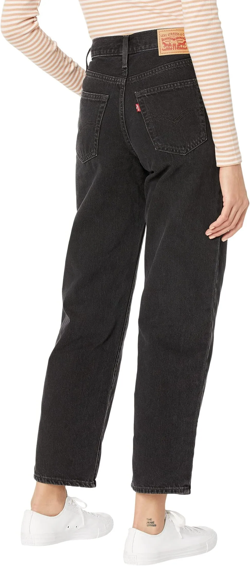 Levi's 94 Baggy Jeans, Black Stonewash