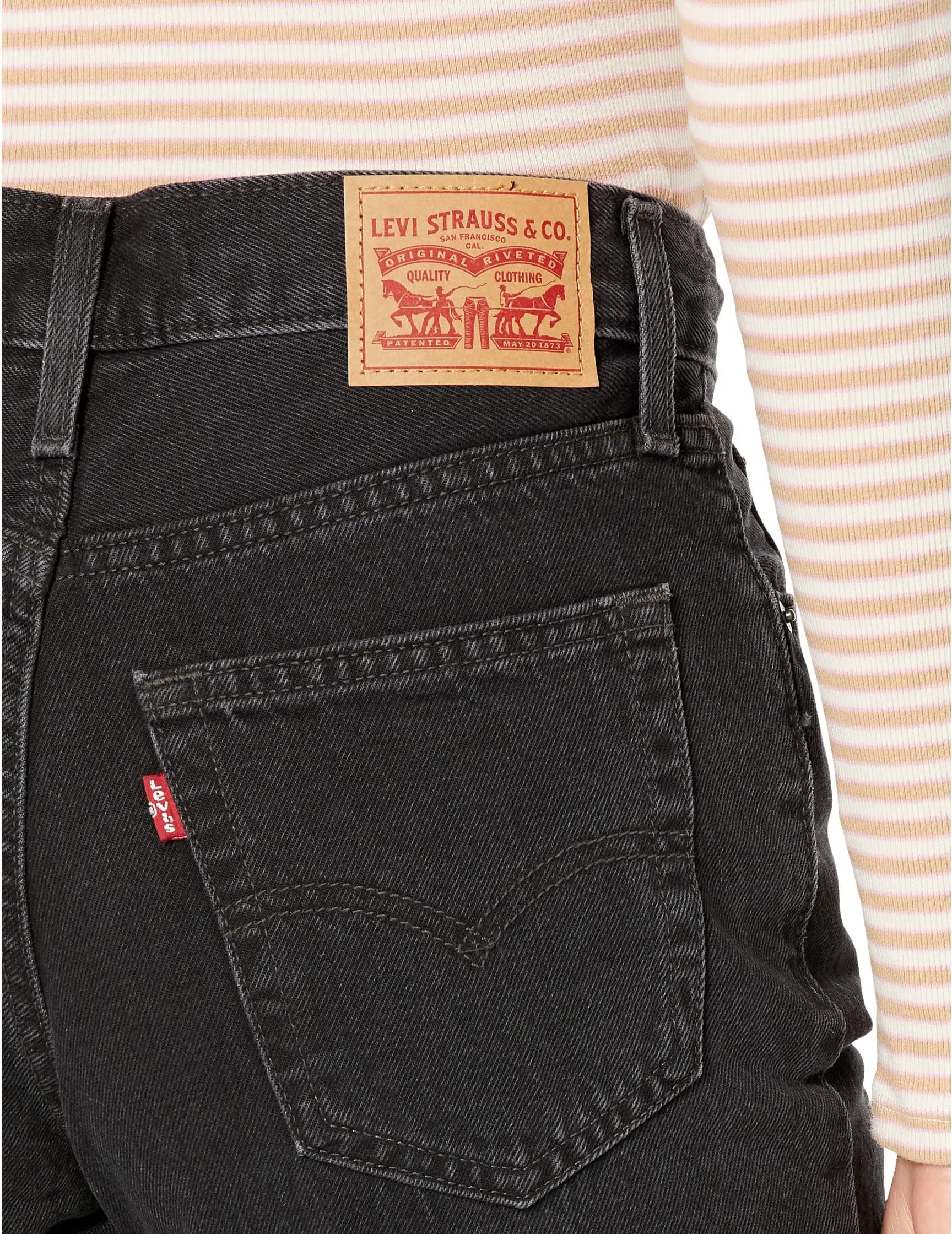Levi's 94 Baggy Jeans, Black Stonewash
