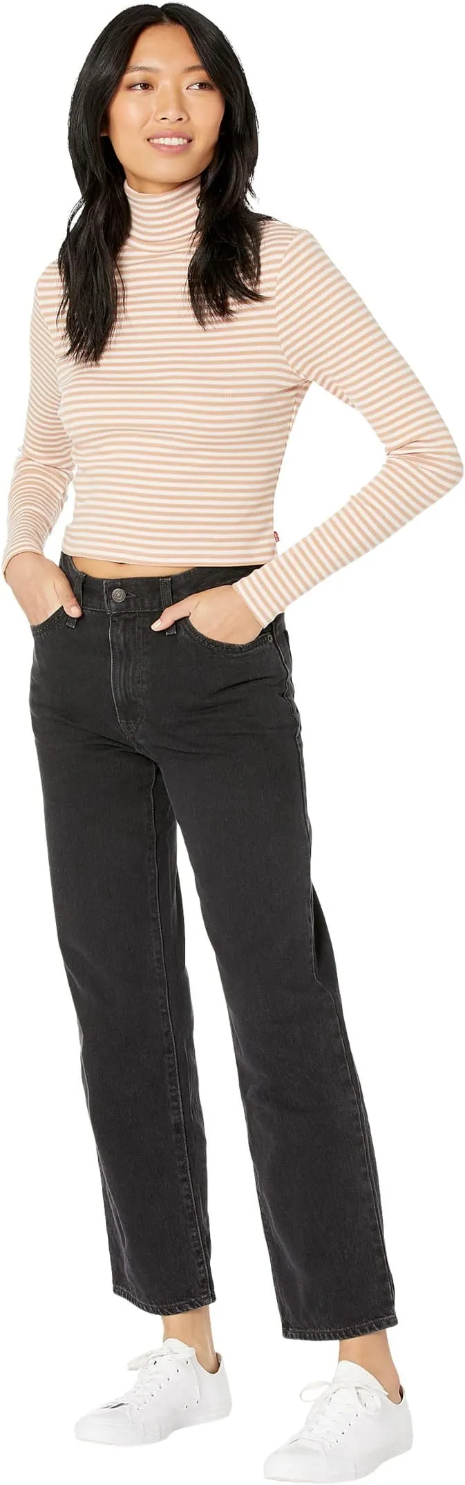 Levi's 94 Baggy Jeans, Black Stonewash