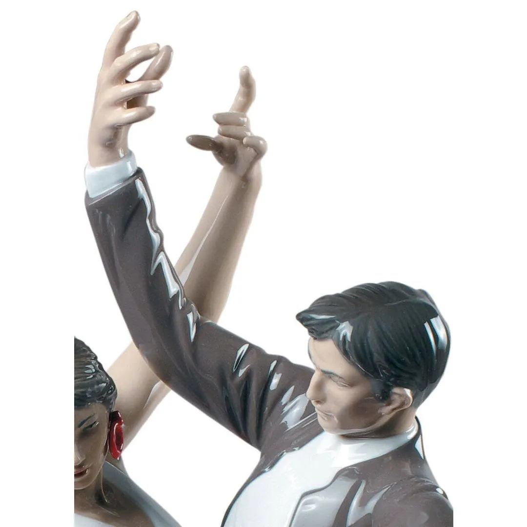 Lladro Flamenco Dancers Couple Figurine