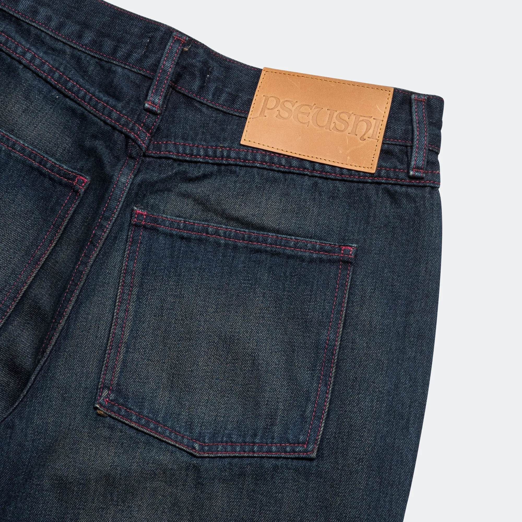 Loose Jeans - Hand Brushed Mud Indigo