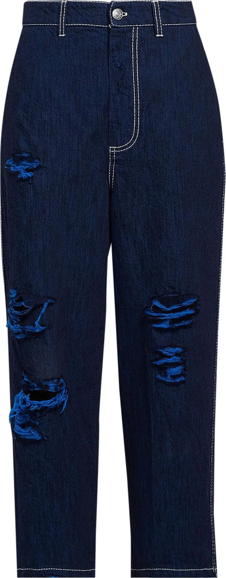 Marni Cropped Jeans 'Iris Blue', blue