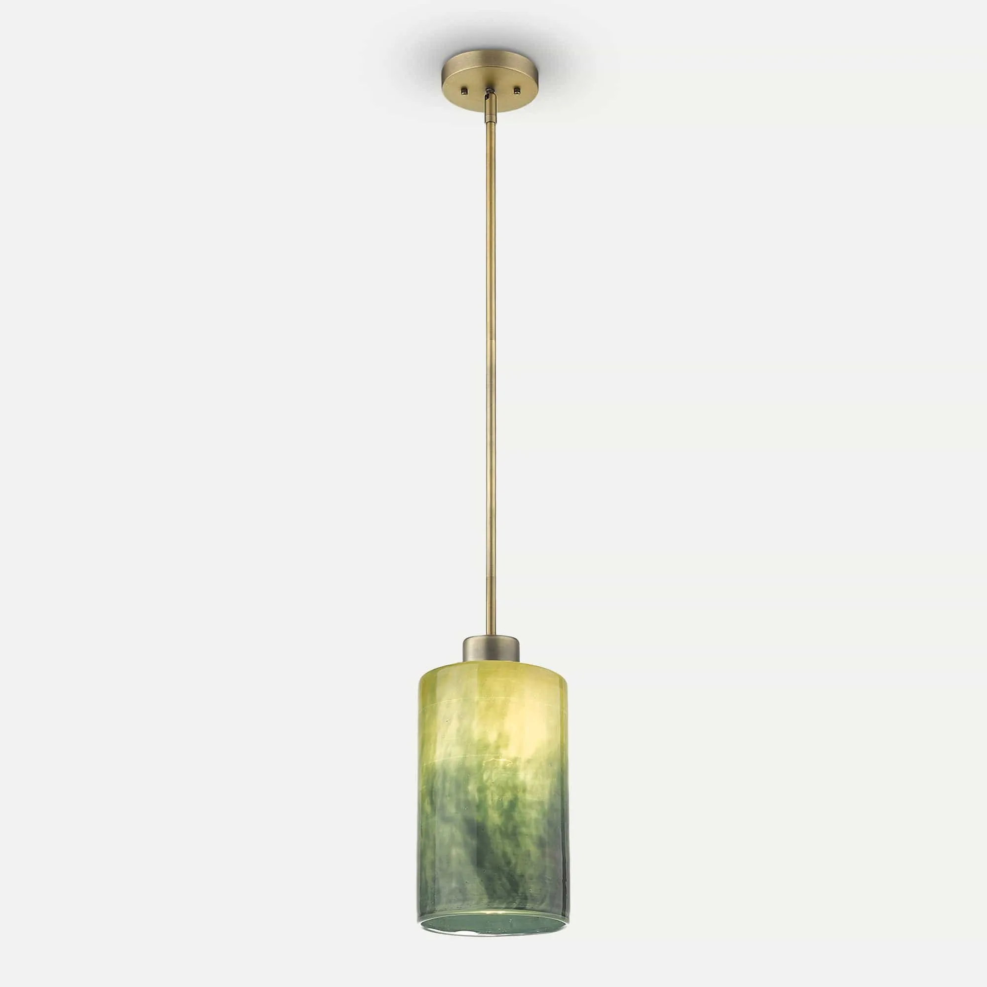 Monet 1-Light Modern Brass Pendant