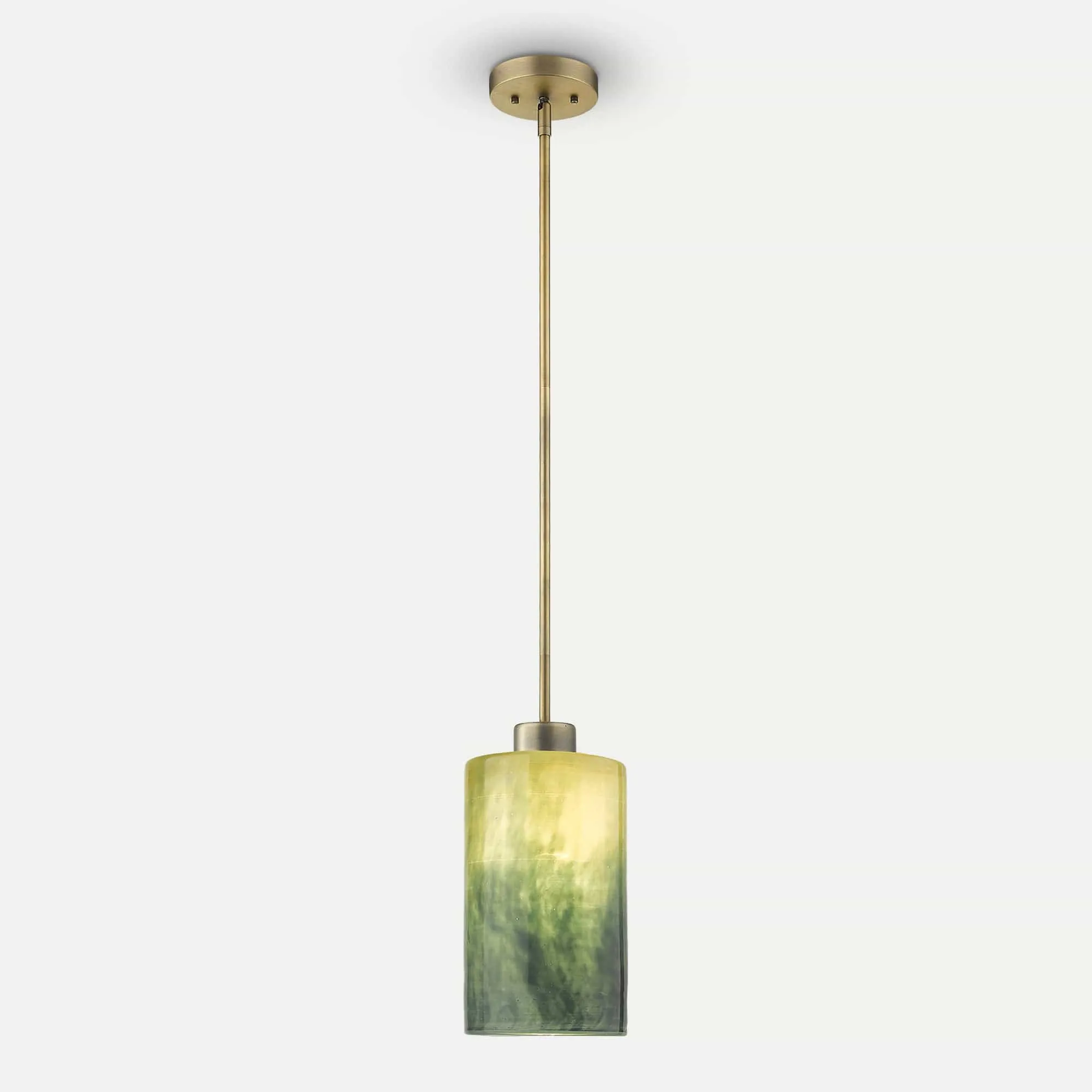Monet 1-Light Modern Brass Pendant