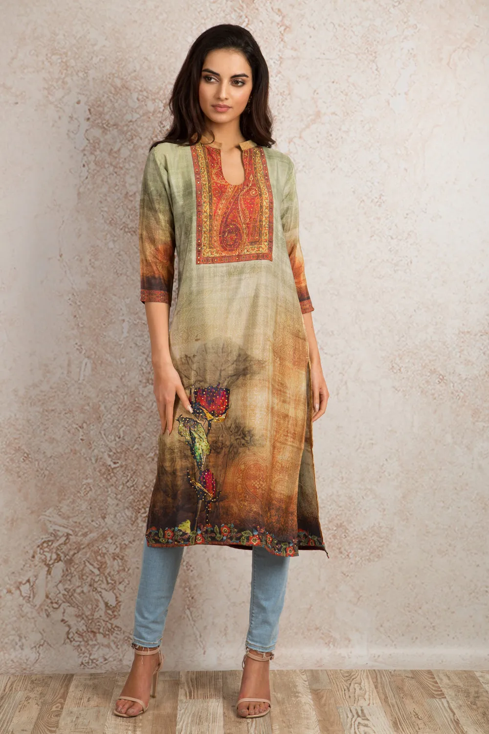 Printed Kurti V8_1157M