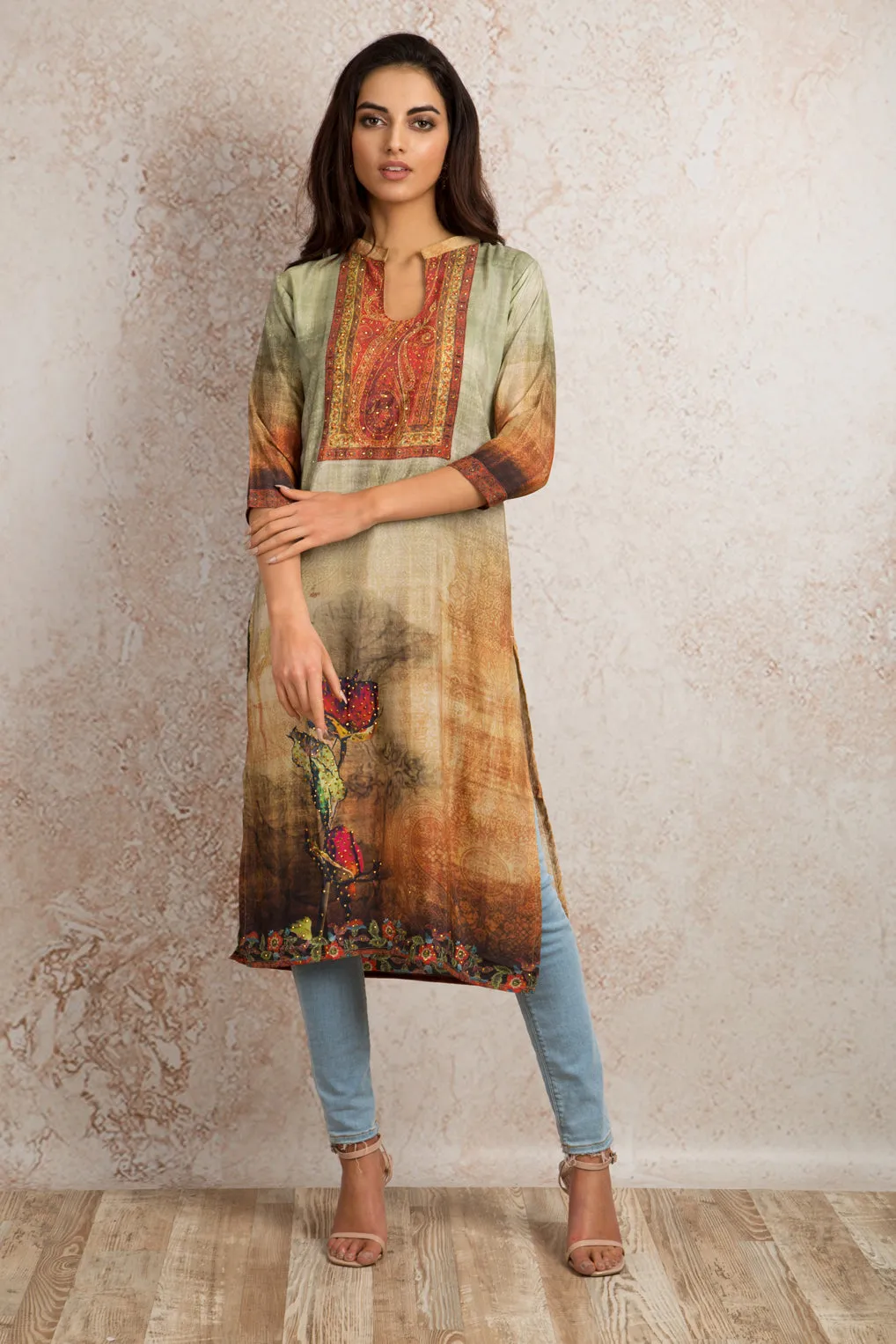 Printed Kurti V8_1157M