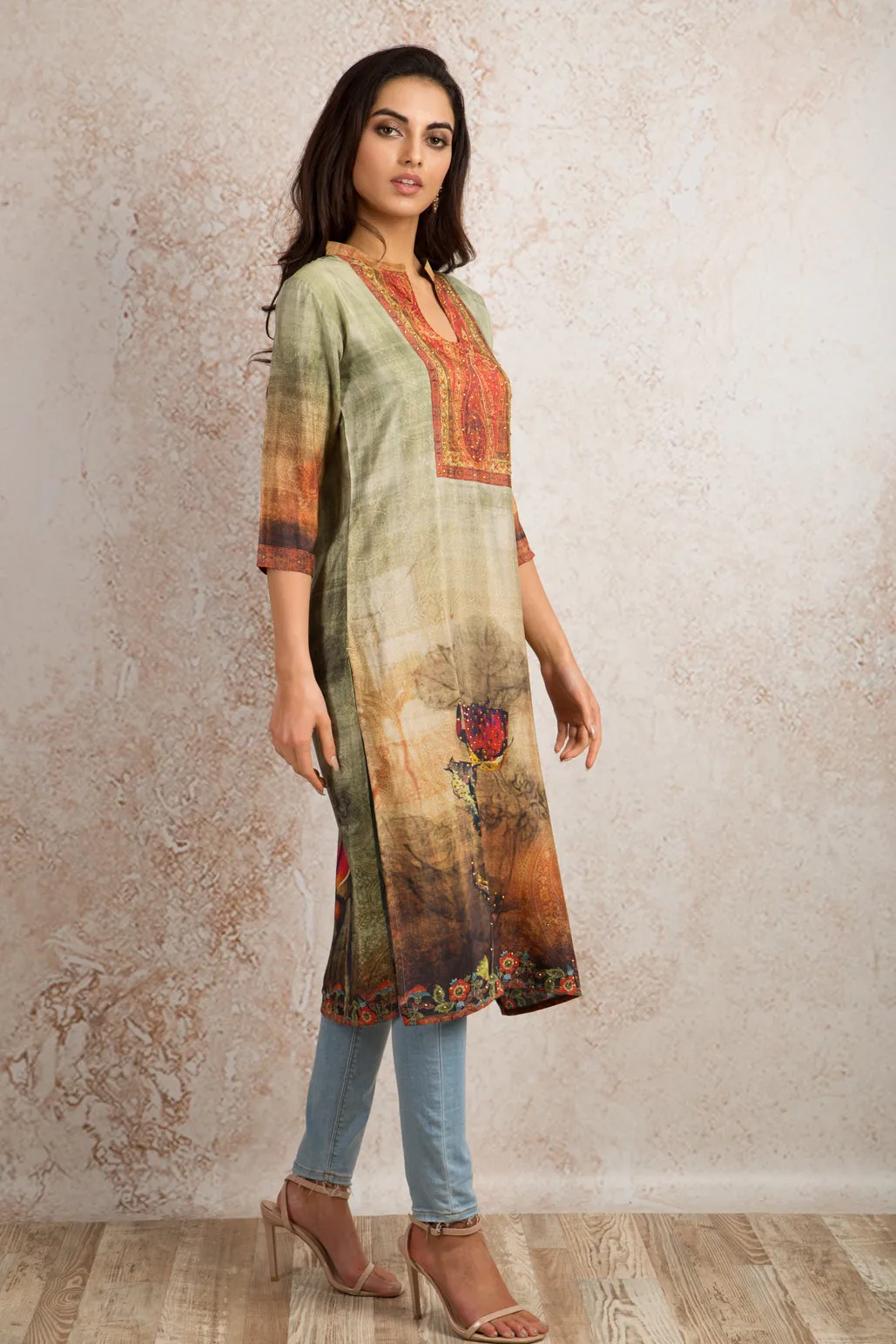 Printed Kurti V8_1157M