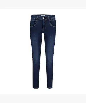 Red Button Sissy Dark Blue & Rivets Jeans